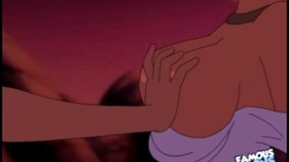 Disney 포르노 비디오: Aladdin 씨발 Jasmine