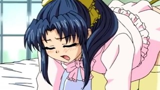 Lesbian anime sex with dildo toys