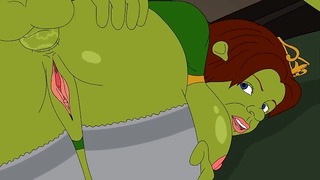 Hentai Shrek i Fiona porno gorąco | Najlepszy film