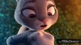 Judy Hopps 骑着一根巨大的人类阴茎