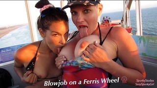 Doppio BJ su Ferris Wheel con Eden Sin Teen: Outdoor Sex Adventures #13