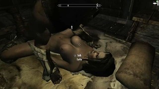 Skyrim: Секс с Лидия