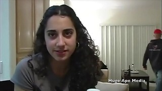 Libanees Arabisch meisje gaat naar een huisfeestje om geneukt te worden (echte amateur) Californië