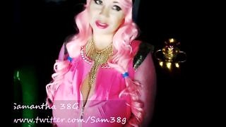 Samantha38g Reina alienígena Cosplay Archivo de shows de webcam en vivo