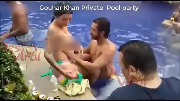 Bollywood Pool Sex - Indian Actress Gouhar Khan Private Pool Party - PornBaker.com
