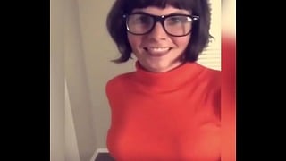 Hot Cosplay Scoobydoo Vilma Puta Con Lentes