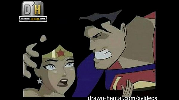 正义联盟色情 - 神奇女侠的超人