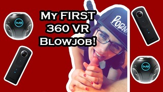 Mon premier sexe oral en réalité virtuelle 360!