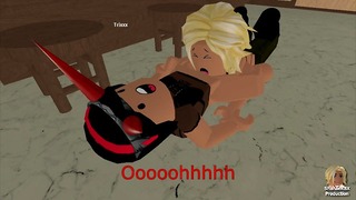 Roblox Coitus Story (part 1) – Trixxx Makes Her Servant Worship Her Pussy