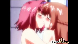 Demi-soeurs lesbiennes de 18 ans - Anime. Xxx