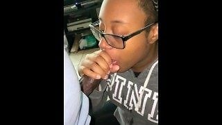 Black Pov Blowjob W Mouth Cumshot