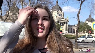 Deutsche Scout - 18 ετών Young Busty Big Boobies Μαθήτρια Lucie Pickup & Fuck