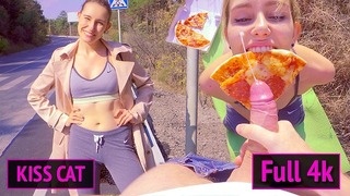 Public Agent Pickup 18 Babe for Pizza Outdoor Coitus and Sloppy Blowjob 4k