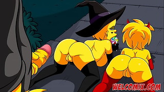 Halloween Noche con sexo - Los Simpson