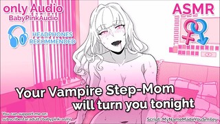 Asmr – Tu madrastra vampira te convertirá esta noche (mamada) (montando) (juego de rol de audio)