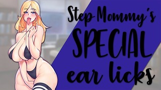 Erotické lízání ucha Step Mommy [handjob Ear Licking]
