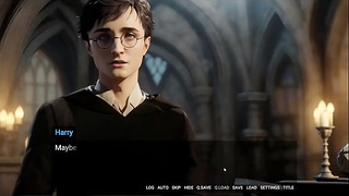Poudlard Obscurité Hentai Jeu Pornplay Parodie Harry Potter Et Hermione joue avec BDSM Interdit Magie Érotique