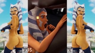 Ahsoka Blacked PMV 分屏