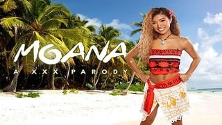 Asian Babe Clara Trinity As Moana Is Wet Like The Ocean VR Porn