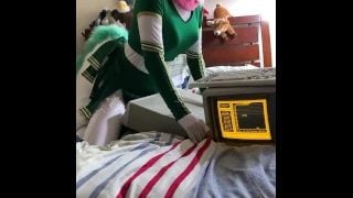 Cheerleader Dragon Fucks Ibm Pc W/ Vibrating Hdd