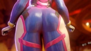 Dva Overwatch Bass Slut 3D PMV HMV