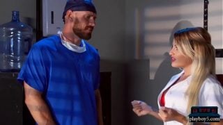 Nervous Doctor Fucks Delicious Milf Nurse Kissa Sins