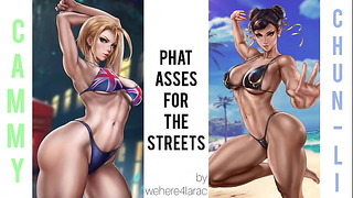 Fat Asses For The Streets // Cammy White && Chun Li PMV // Street Fighter Xxx // De Wehere4Larac