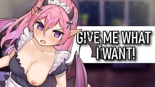 Your Succubus Maid Demands Her Paycheck In Cum