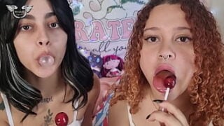 Asmr Friends Sucking Lollipops Together