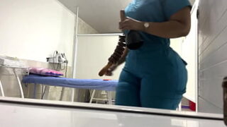 Beautiful Nurse’s Ass Recorded Culona BBW