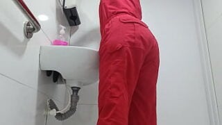 Big Ass Nurse Recorded In Office Bathroom