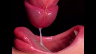 Close Up : Awesome Sucking Mouth – Asmr Blowjob