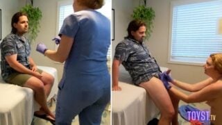 Company Nurse Gives Ceo His Annual Physical And Gets Naughty