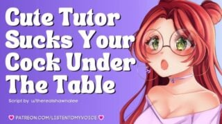 Cute Nerdy Girl Helps You Study With Her Mouth & Throat College Blowjob Asmr Submissive Slut