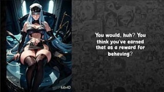 Faygrey Gamepreview The Prisoner Of General Esdeath : A Choice Based JOI : Into Submission JOI CEI CBT Degradation