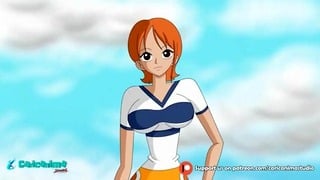 Nami’s Berry Bukkake On Men Island