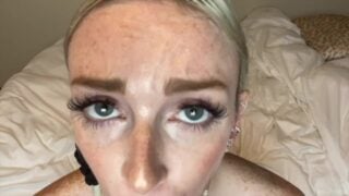 POV JOI Cum On My Cute Freckle Face Mouth Fetish Cum Countdown – Remi Reagan