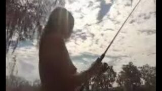 Smoking Fishing Topless